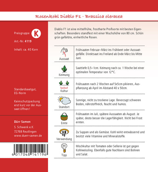 Rosenkohl Diablo F1