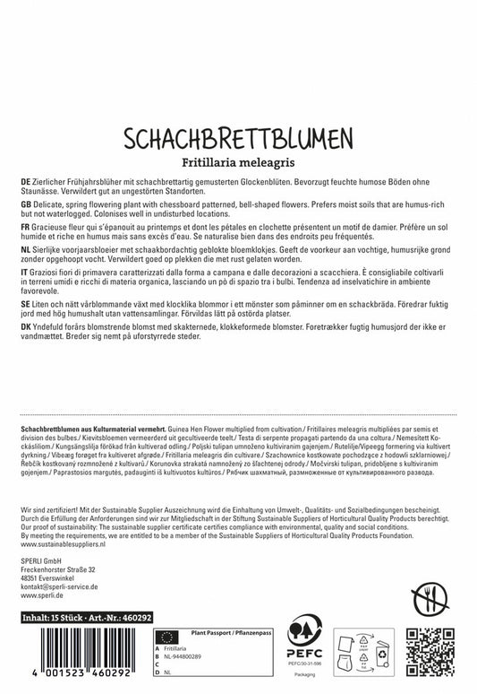 Schachbrettblume (15 Stück)