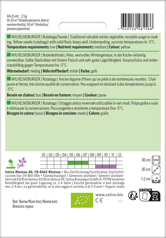 BIO Bodenkohlrabi Wilhelmsburger
