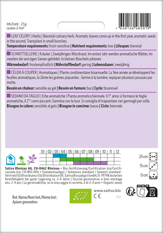 BIO Schnittsellerie