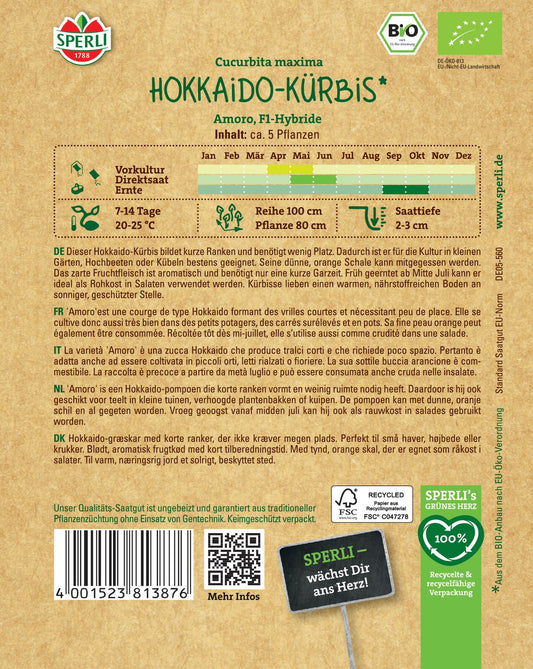 Bio-Kürbis Amoro F1