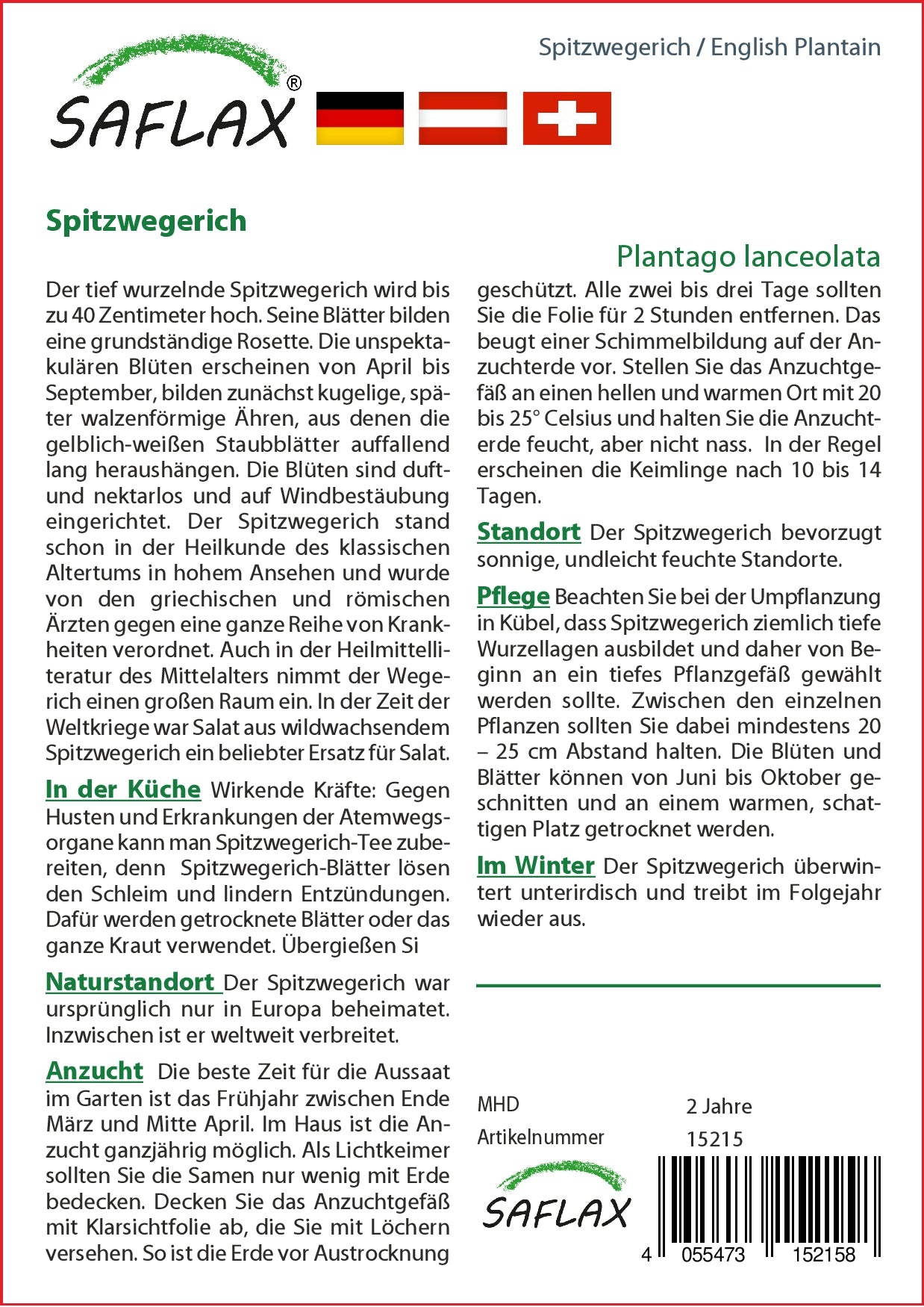Spitzwegerich