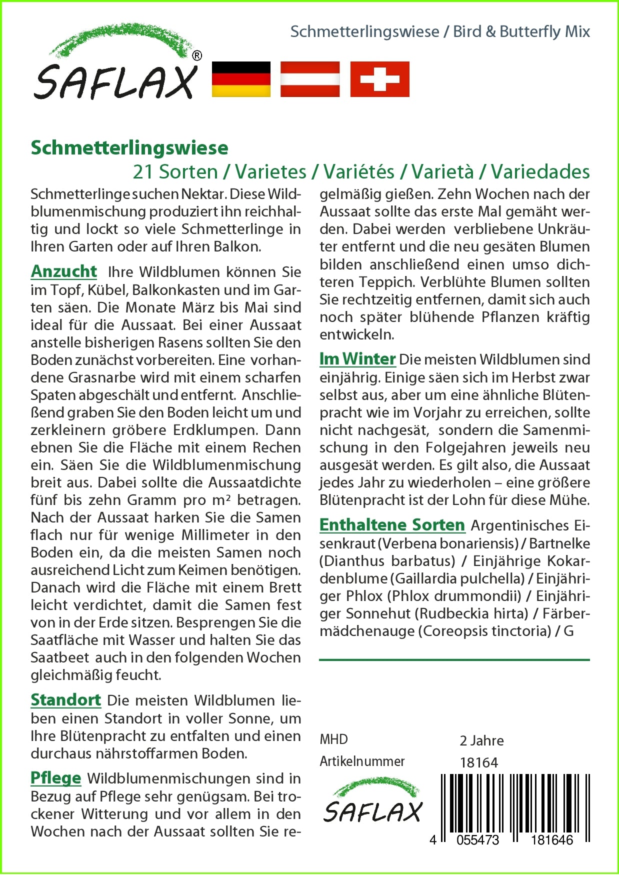Blumenwiese Schmetterlingswiese