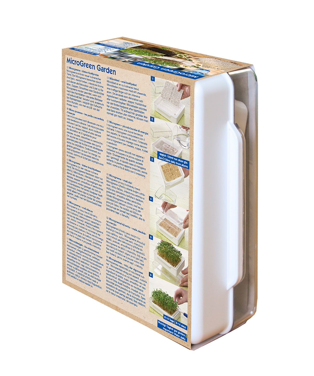 MicroGreen Garden Weiß Cressbar Starter Set