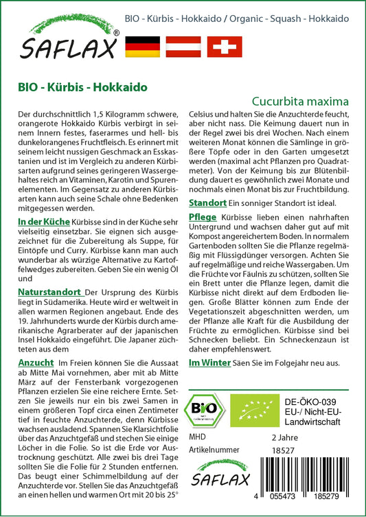 BIO Kürbis Hokkaido