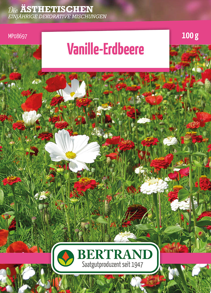 Blumenwiese Blumenteppich Vanille-Erdbeere (100 G)