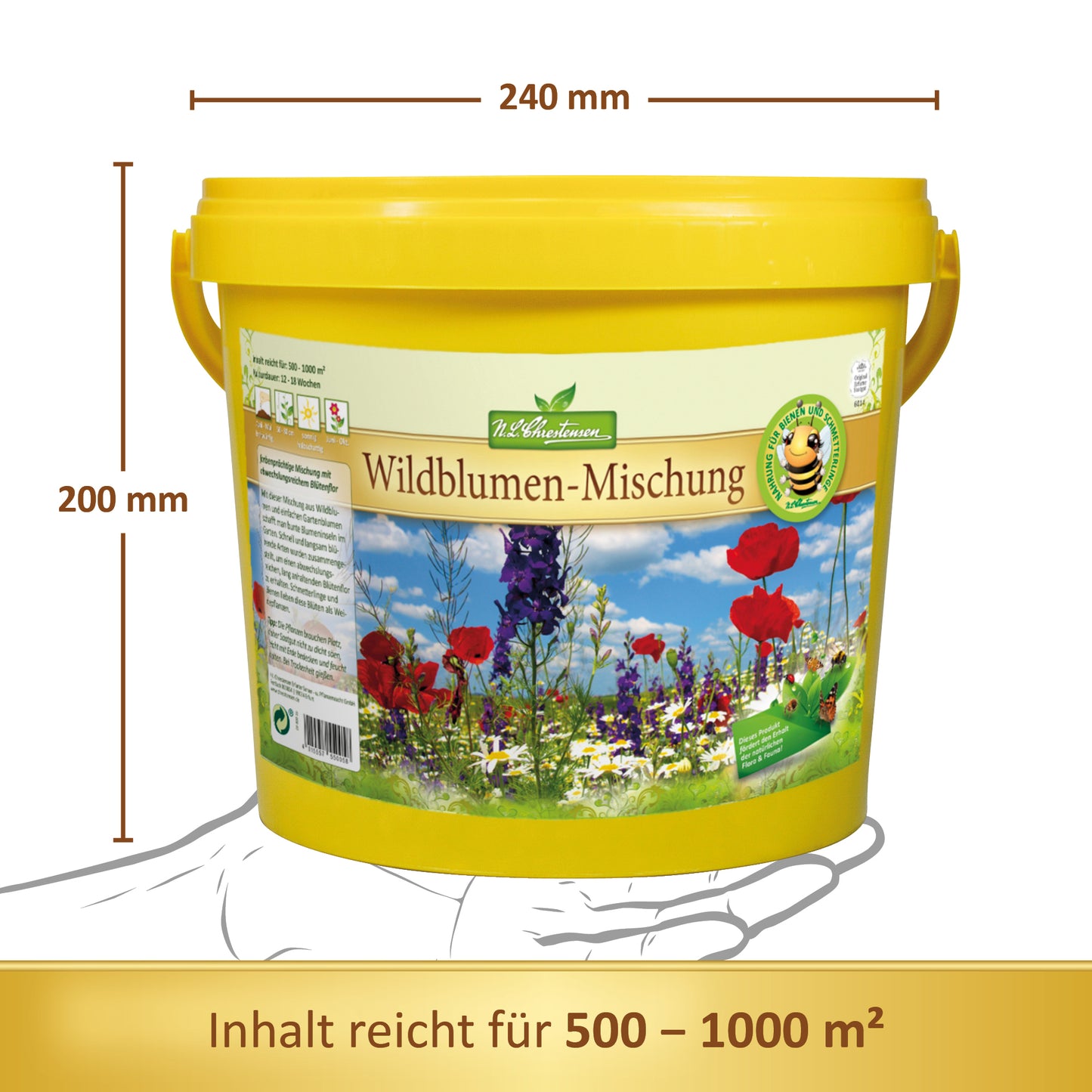 Wildblumen - Mischung Im 5 L Eimer