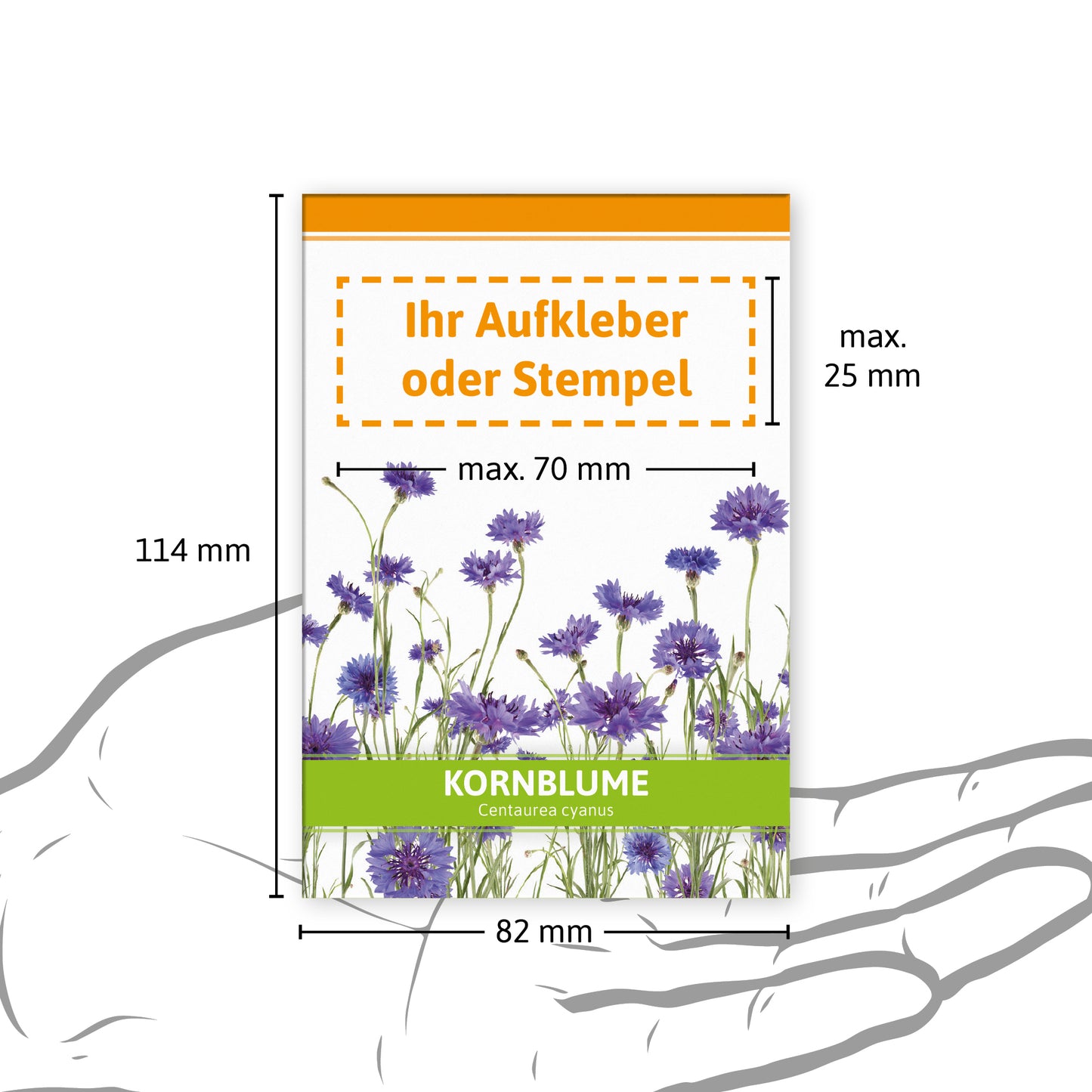 Kornblume Für Werbezwecke (100 Tütchen)