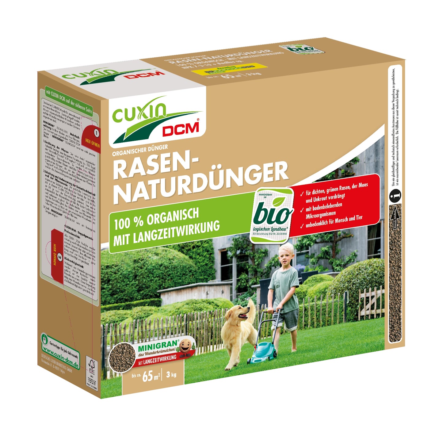 BIO Rasen-Naturdünger (3 Kg)