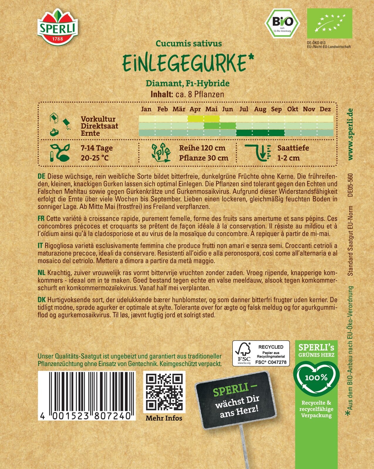 Einlegegurke Diamant