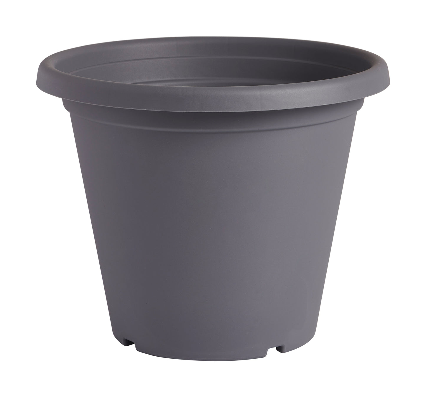 30 Cm Blumentopf Rund Anthrazit