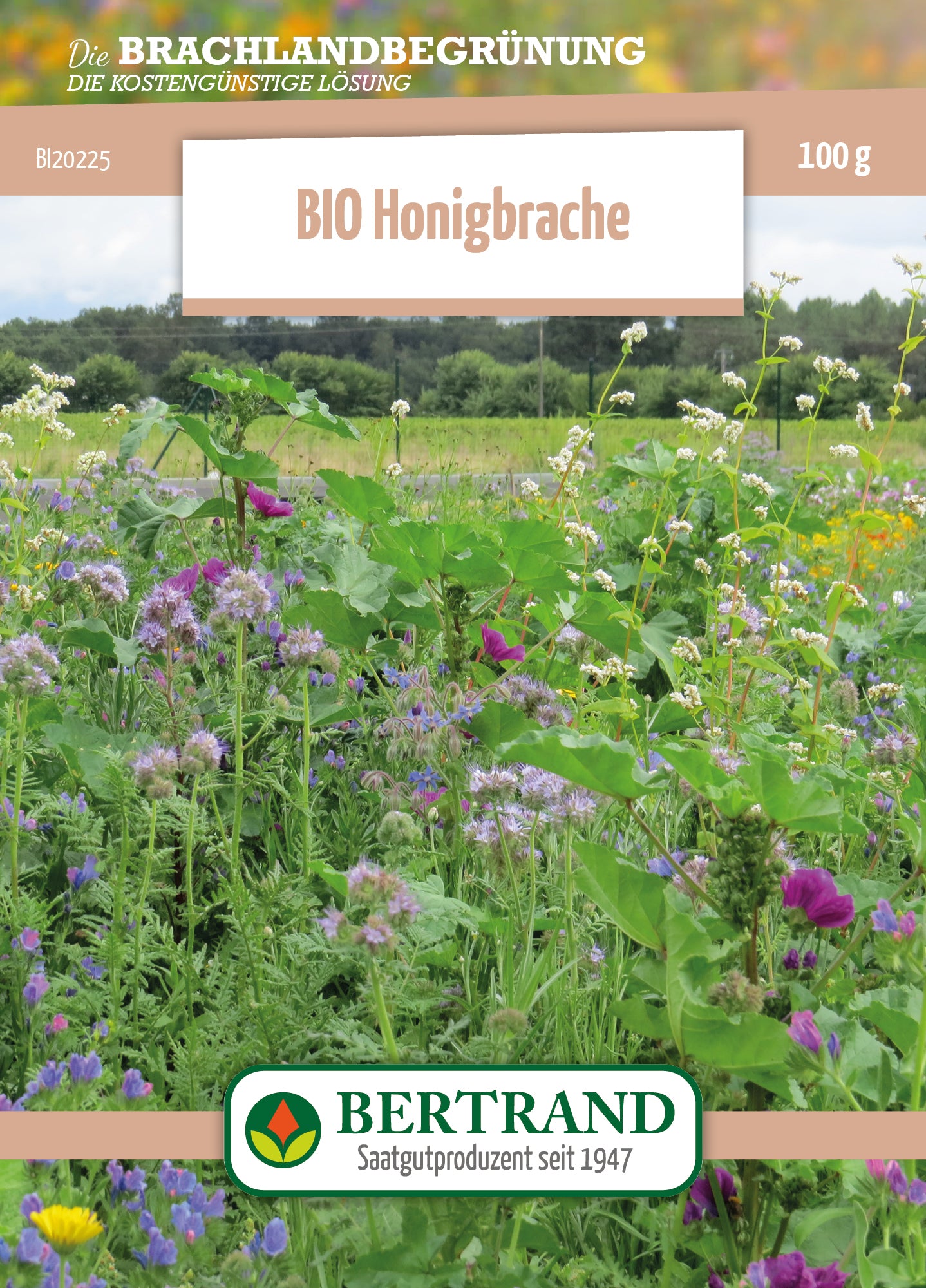 BIO Brachland Blumen Für Bestäuber (100 G)