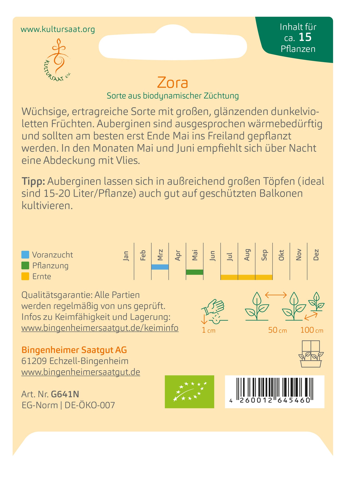 BIO Aubergine Zora