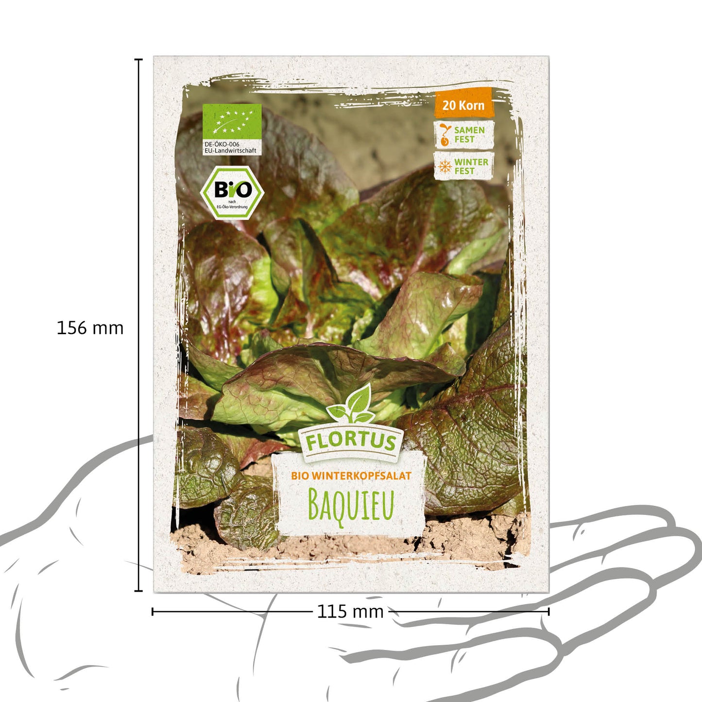 BIO Winterkopfsalat Baquieu