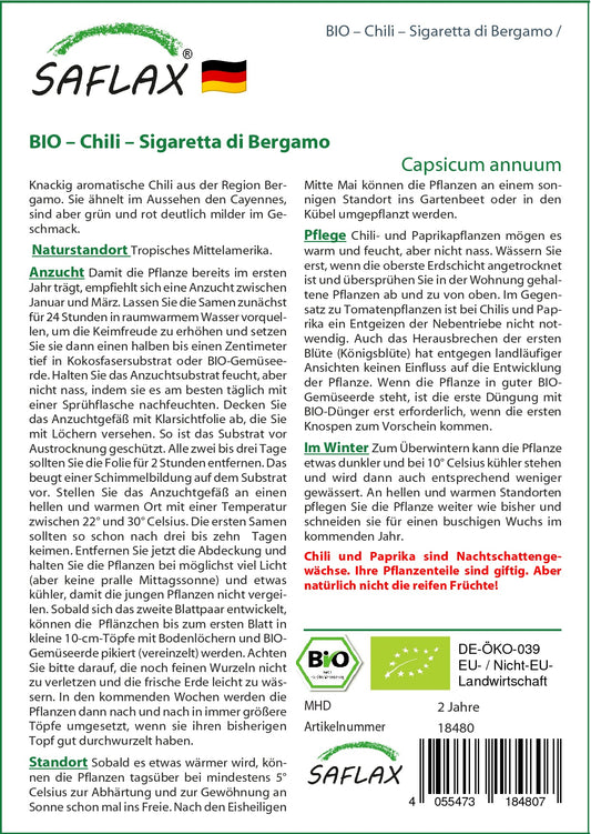 BIO Chili Sigaretta Di Bergamo