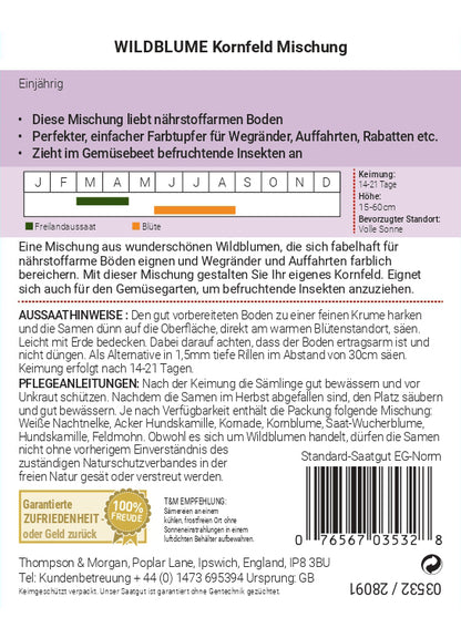  Wildblume Kornfeld Mischung [MHD 12/2025]