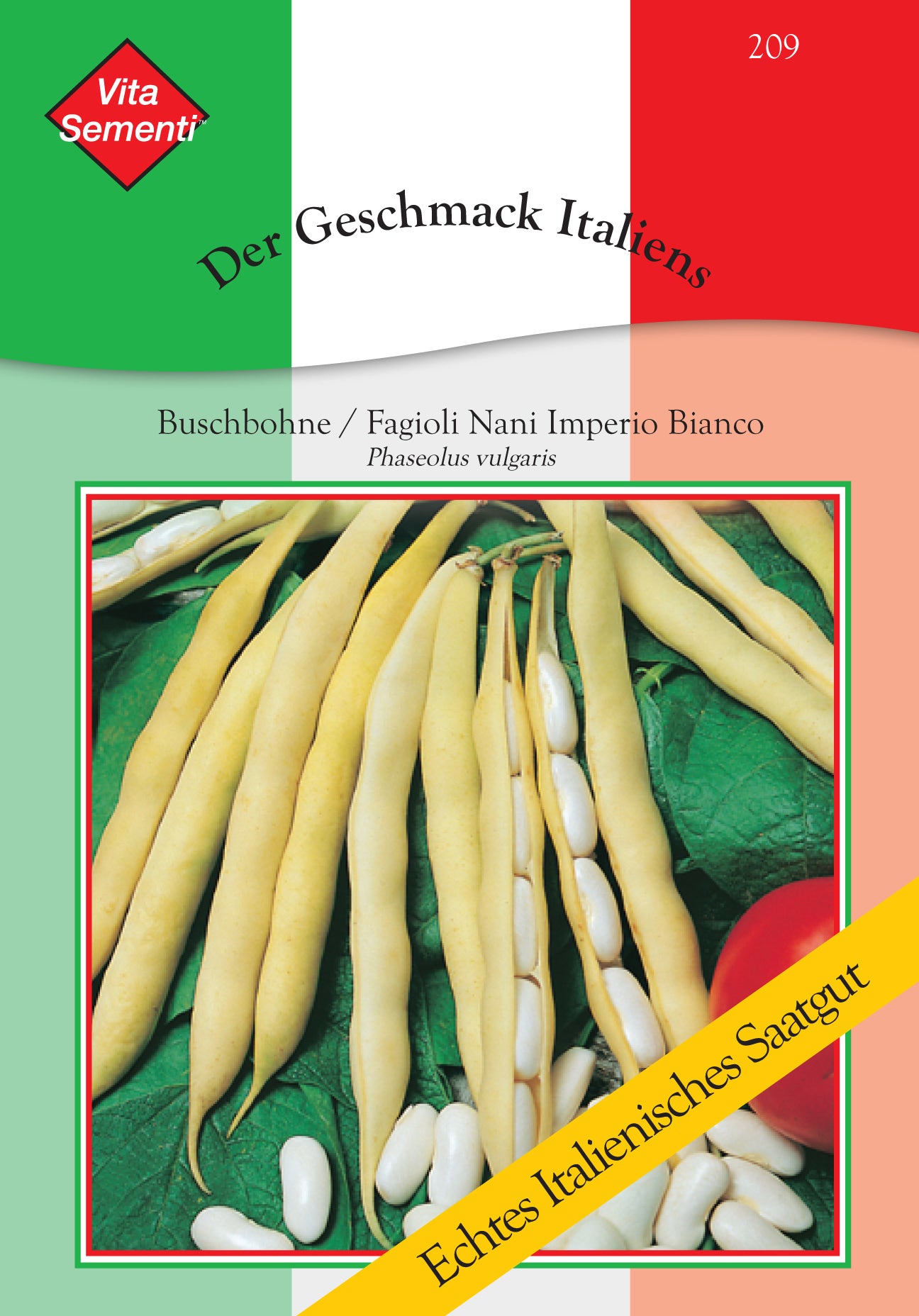  Buschbohne Fagioli Nani Impero Bianco