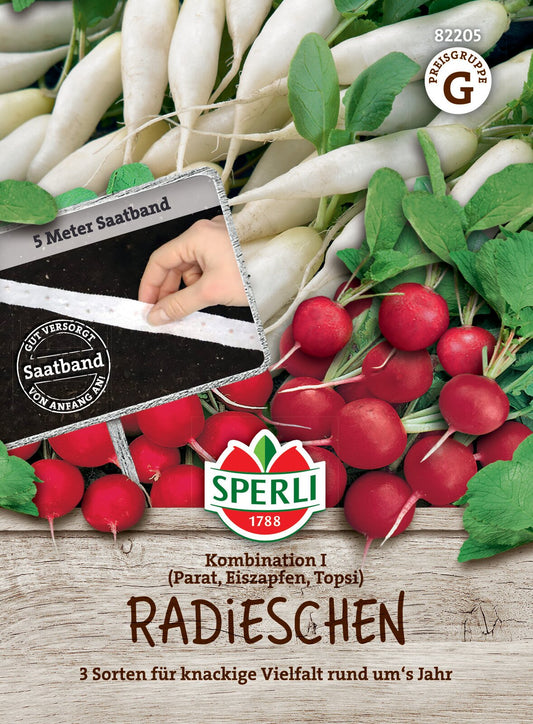  Radies Kombination I, 3 Sorten