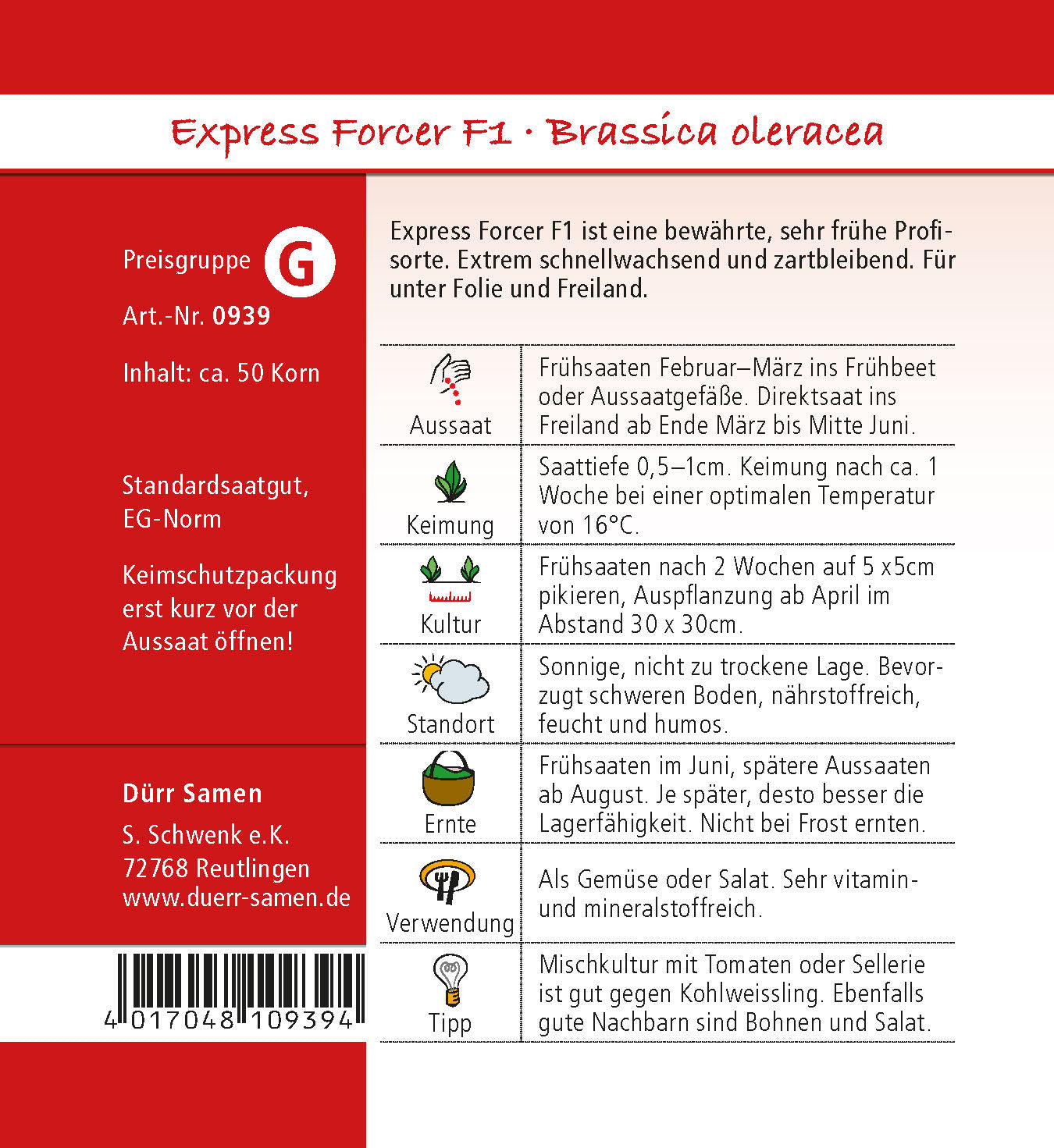  Kohlrabi Express Forcer F1