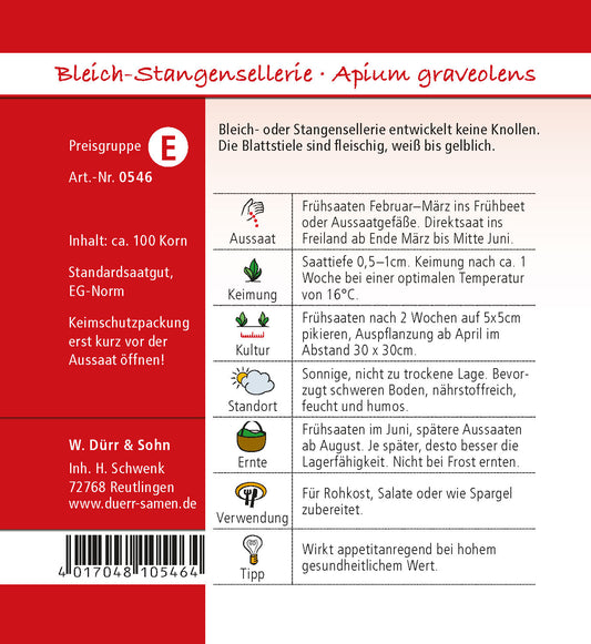  Bleichsellerie