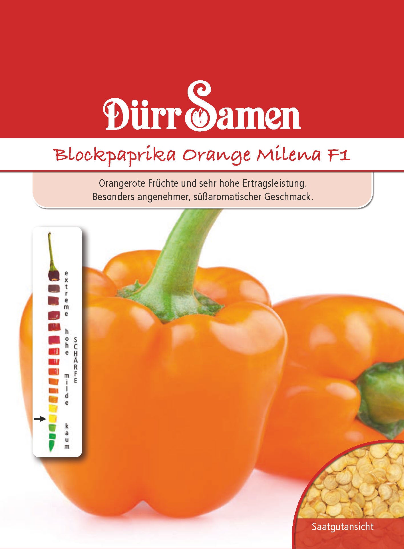  Blockpaprika Orange Milena F1