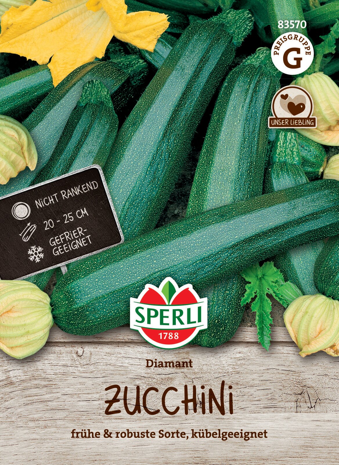  Zucchini Diamant F1-Hybride