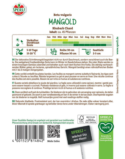  Mangold Rhubarb Chard