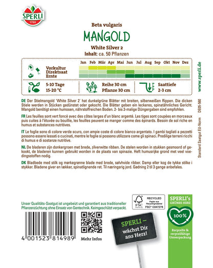  Mangold White Silver 2 (glatter Silber)