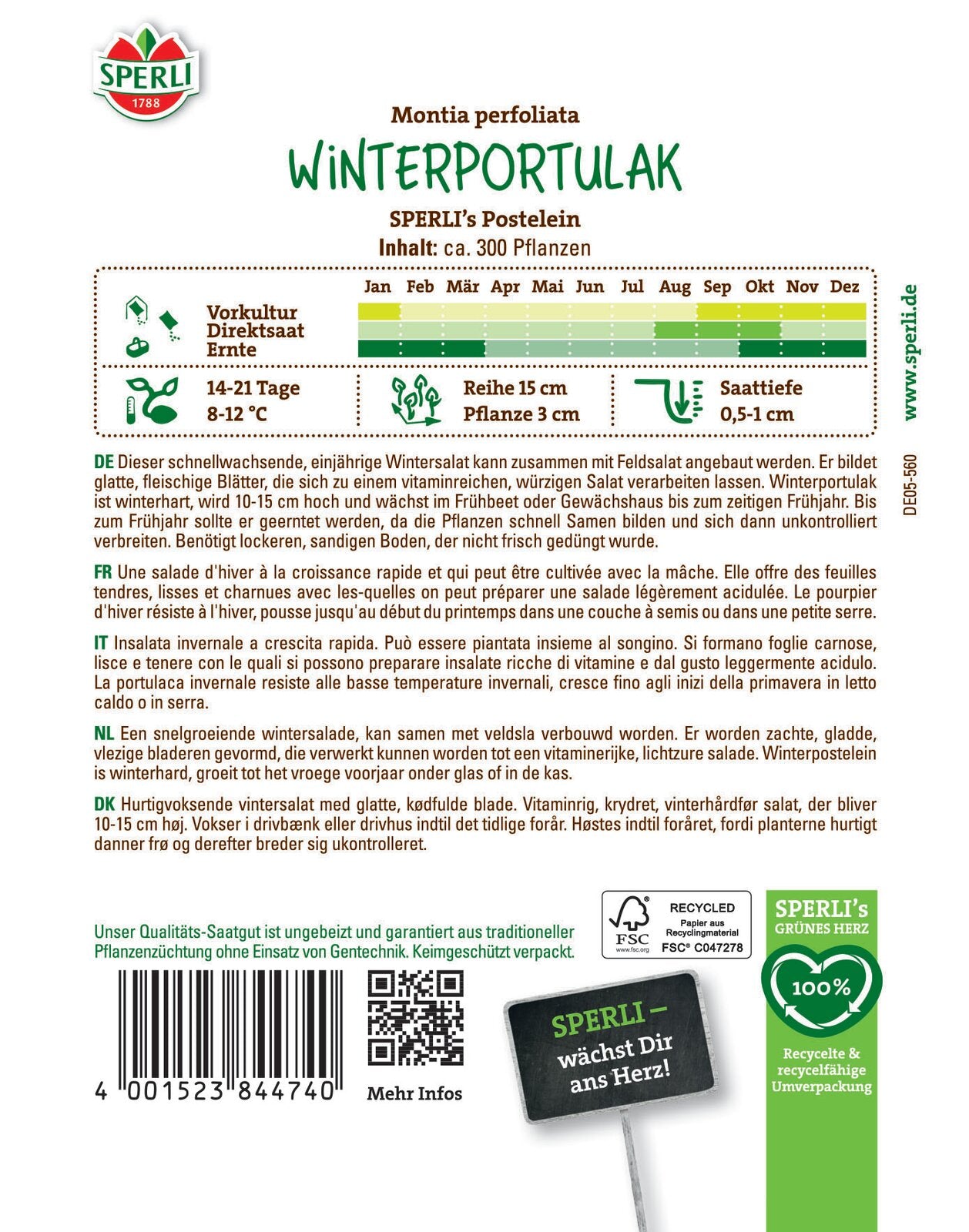  Winterportulak Postelein [MHD 01/2026]