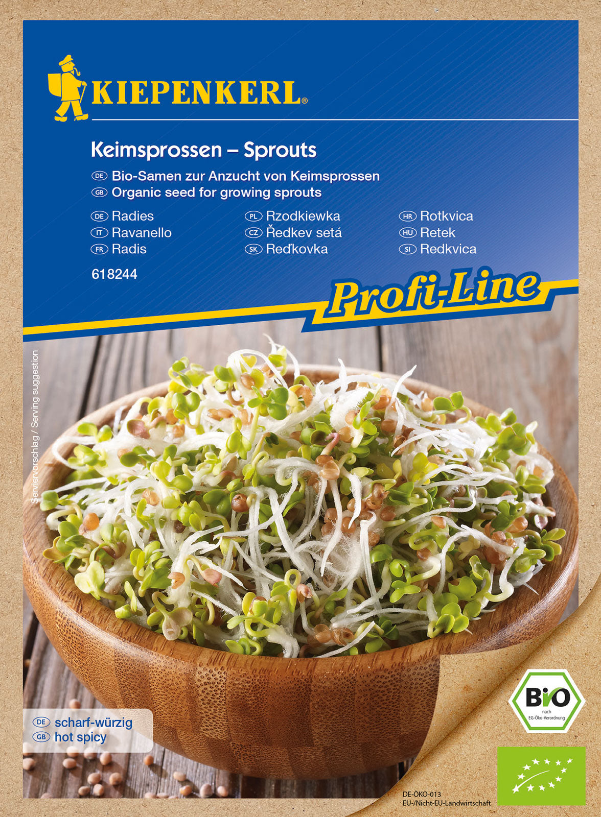  BIO Keimsprossen Radies