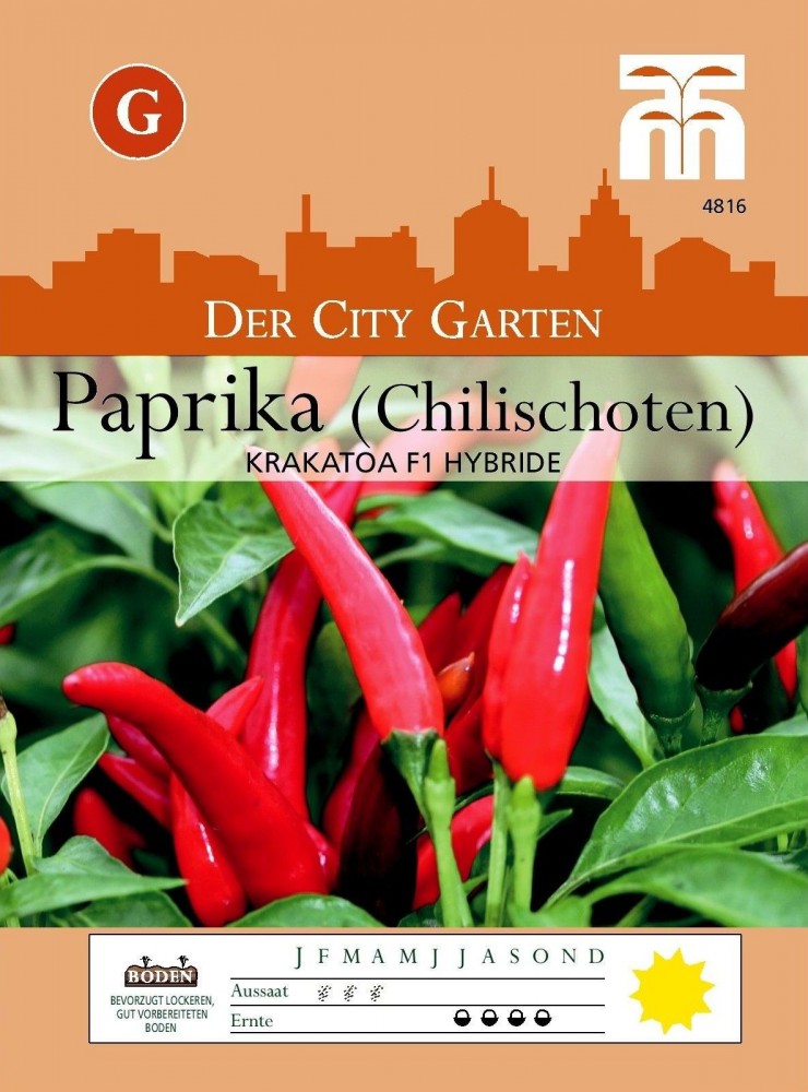 Paprika Krakatoa F1 Hybride [MHD 12/2024]