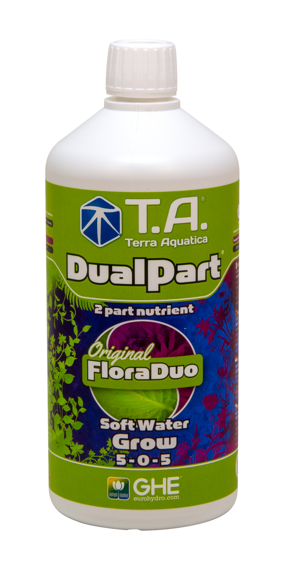  Terra Aquatica DualPart Grow SW/GHE FloraDuo Grow SW, 500 Ml