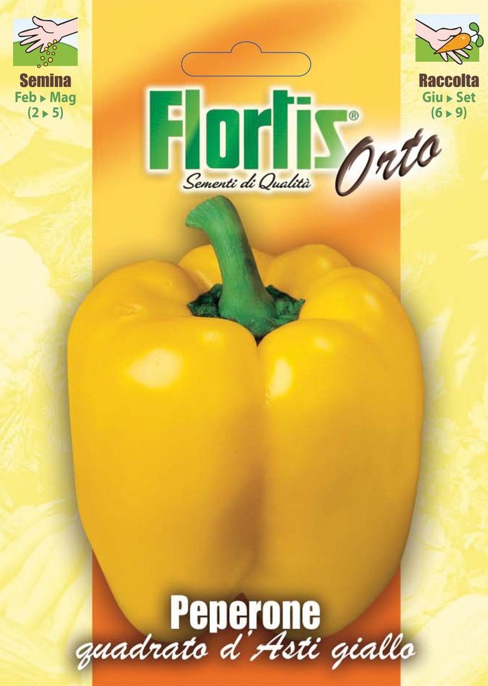 Gelbe Paprika Quadrato D'Asti