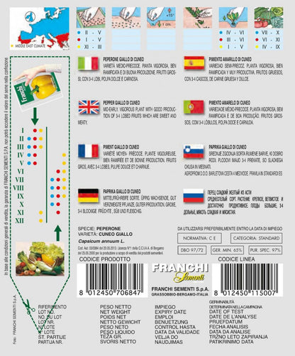  Paprika Giallo Di Cuneo