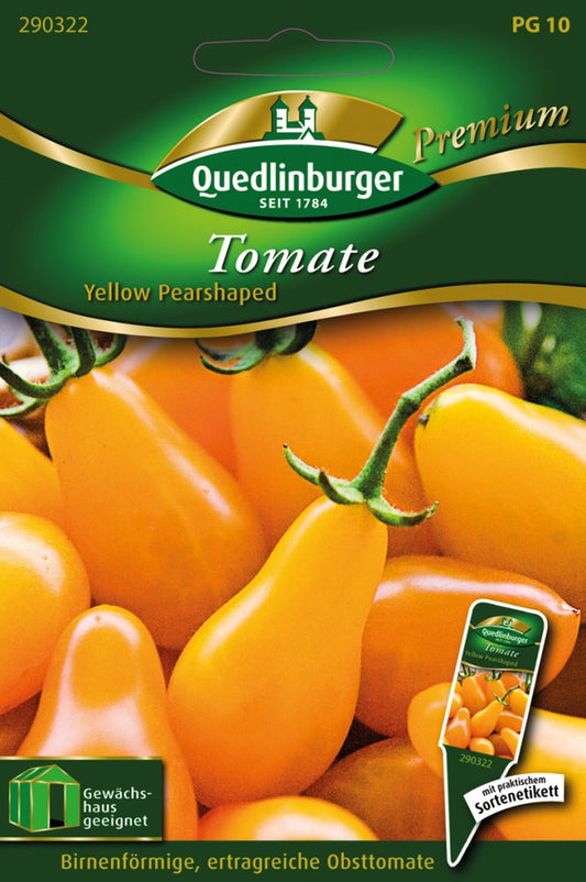  Tomaten Yellow Pearshaped
