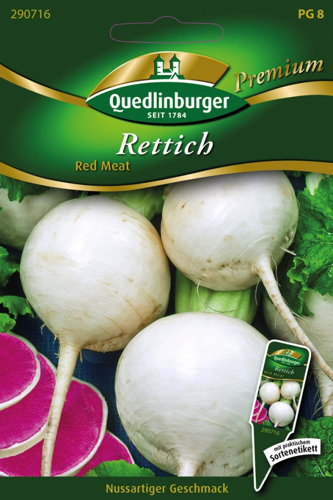  Rettich Red Meat Von Quedlinburger Saatgut