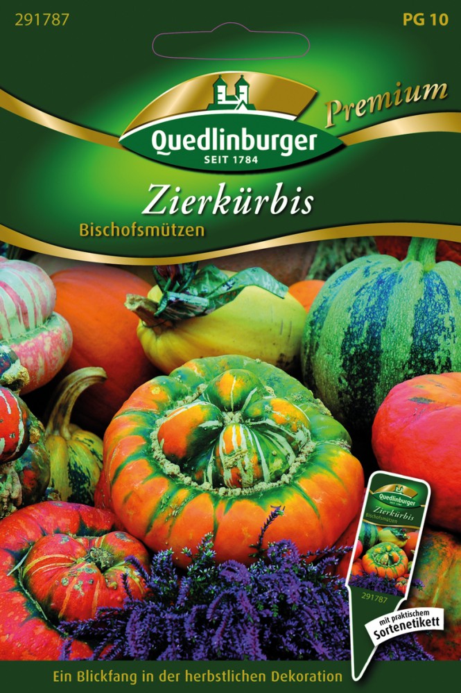  Zierkürbis Bischofsmützen