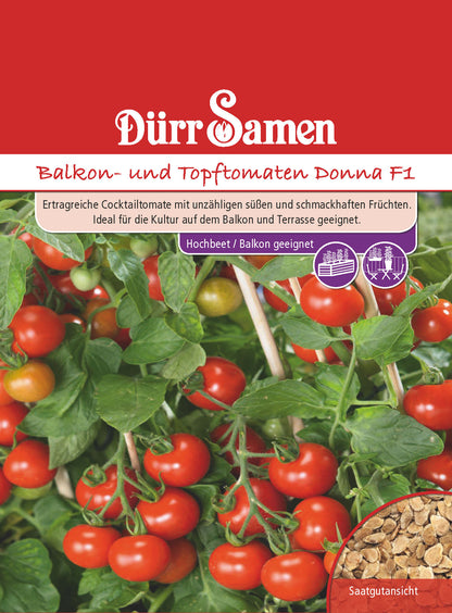  Balkon- Und Topftomate Donna F1