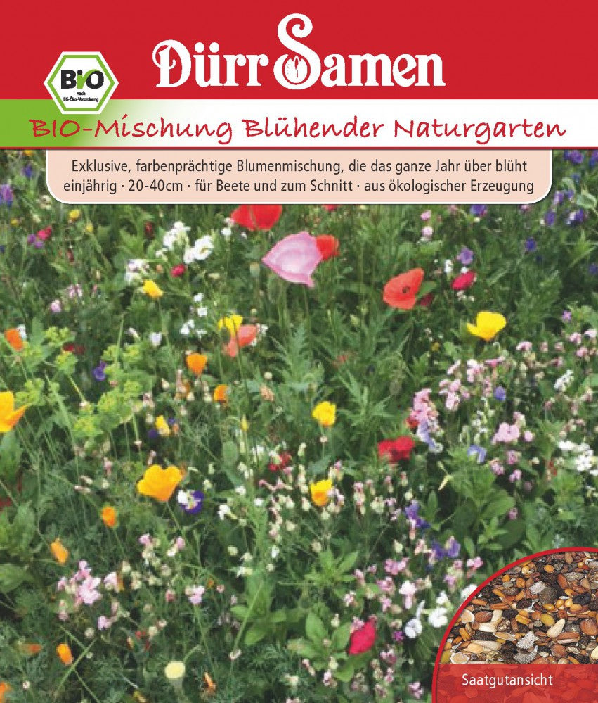 Bio-Blumenmischung Blühender Naturgarten 5m² [MHD 12/2024]