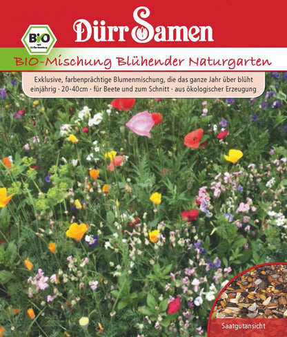  Bio-Blumenmischung Blühender Naturgarten 5m² [MHD 12/2024]