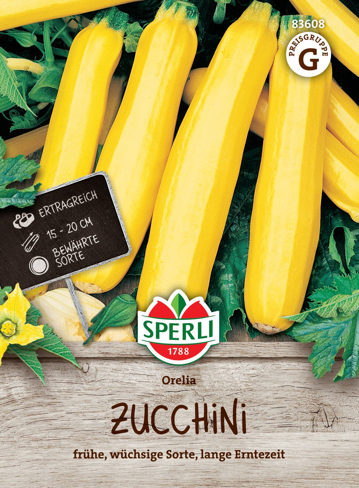  Zucchini Orelia F1-Hybride