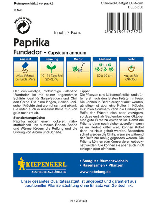  Paprika Fundador F1 [MHD 01/2025]