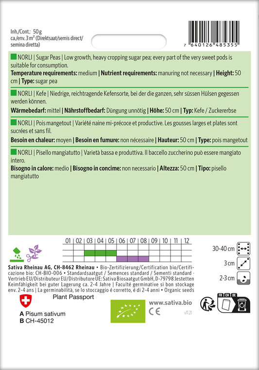  BIO Zuckererbse Norli [MHD 12/2025]