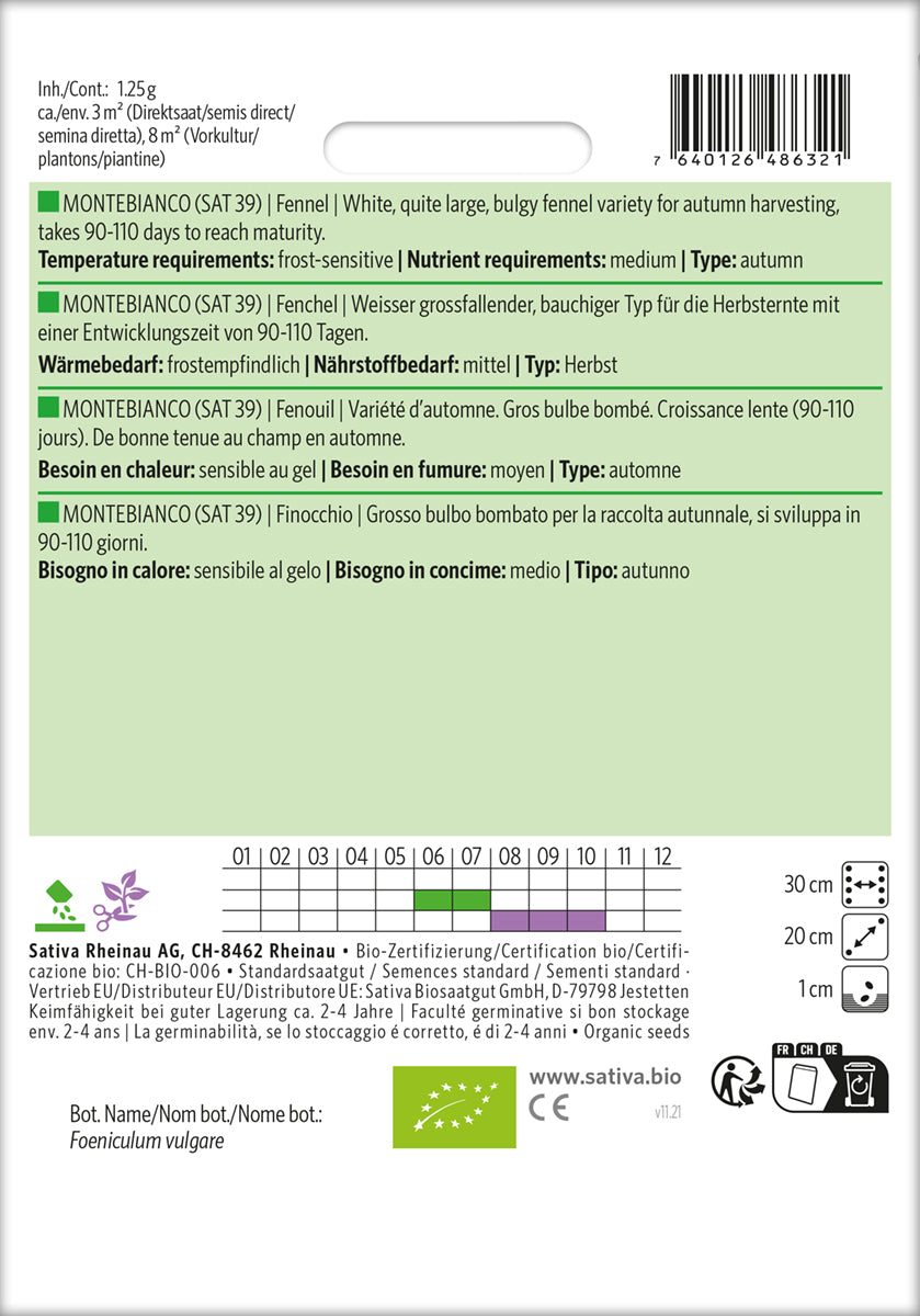  BIO Knollenfenchel Montebianco
