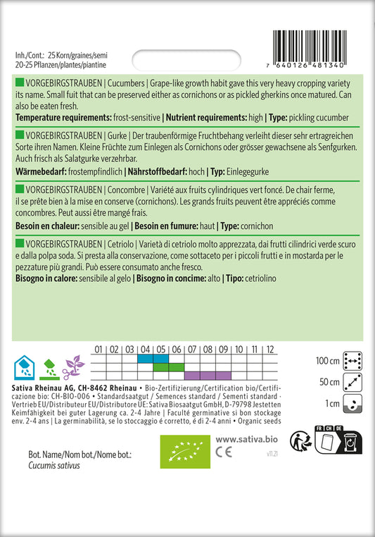  BIO Gurke Vorgebirgstrauben [MHD 12/2025]