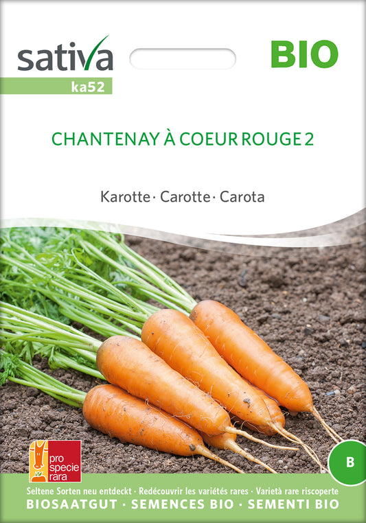  BIO Möhre Chantenay À Coeur Rouge 2 [MHD 12/2025]