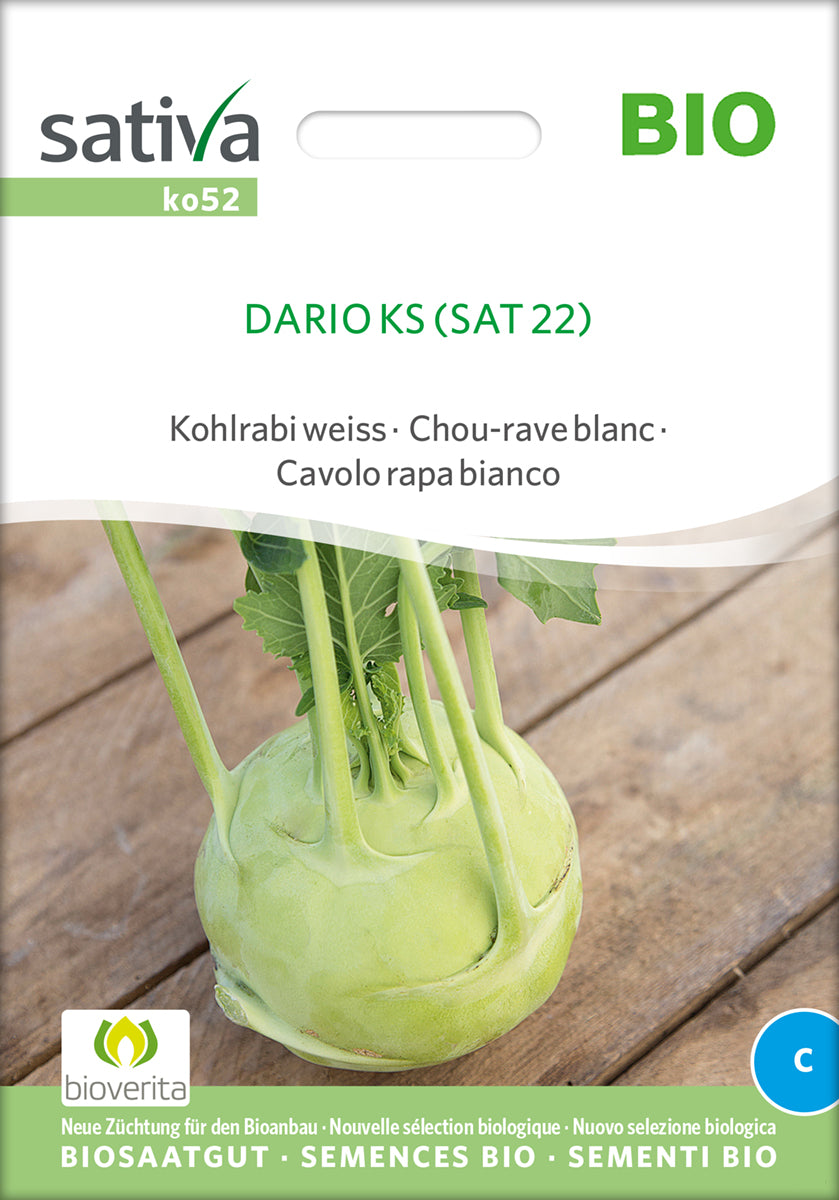  BIO Kohlrabi Weiss Auslese Früh [MHD 12/2025]
