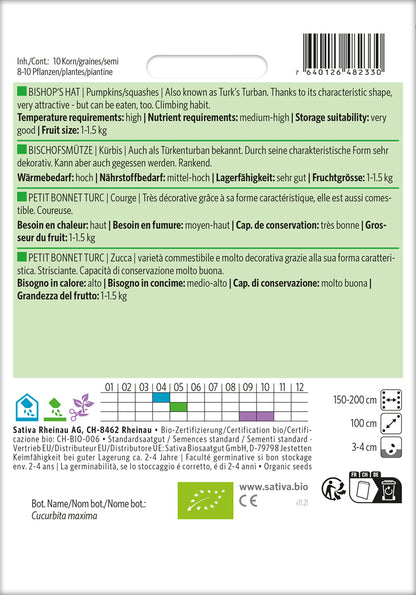  BIO Kürbis Bischofsmütze