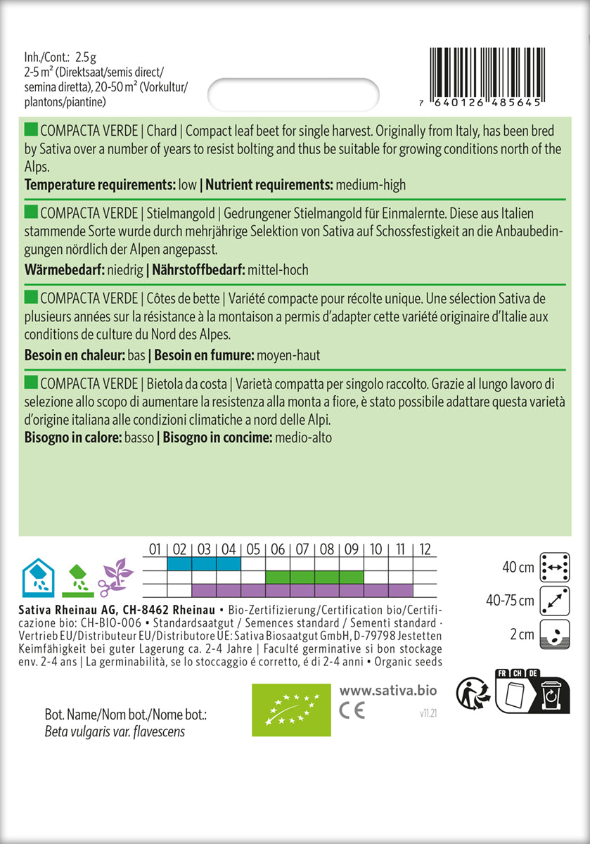  BIO Mangold Compacta Verde [MHD 12/2025]