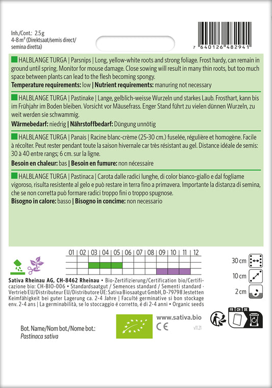  BIO Pastinake Halblange Turga [MHD 12/2025]